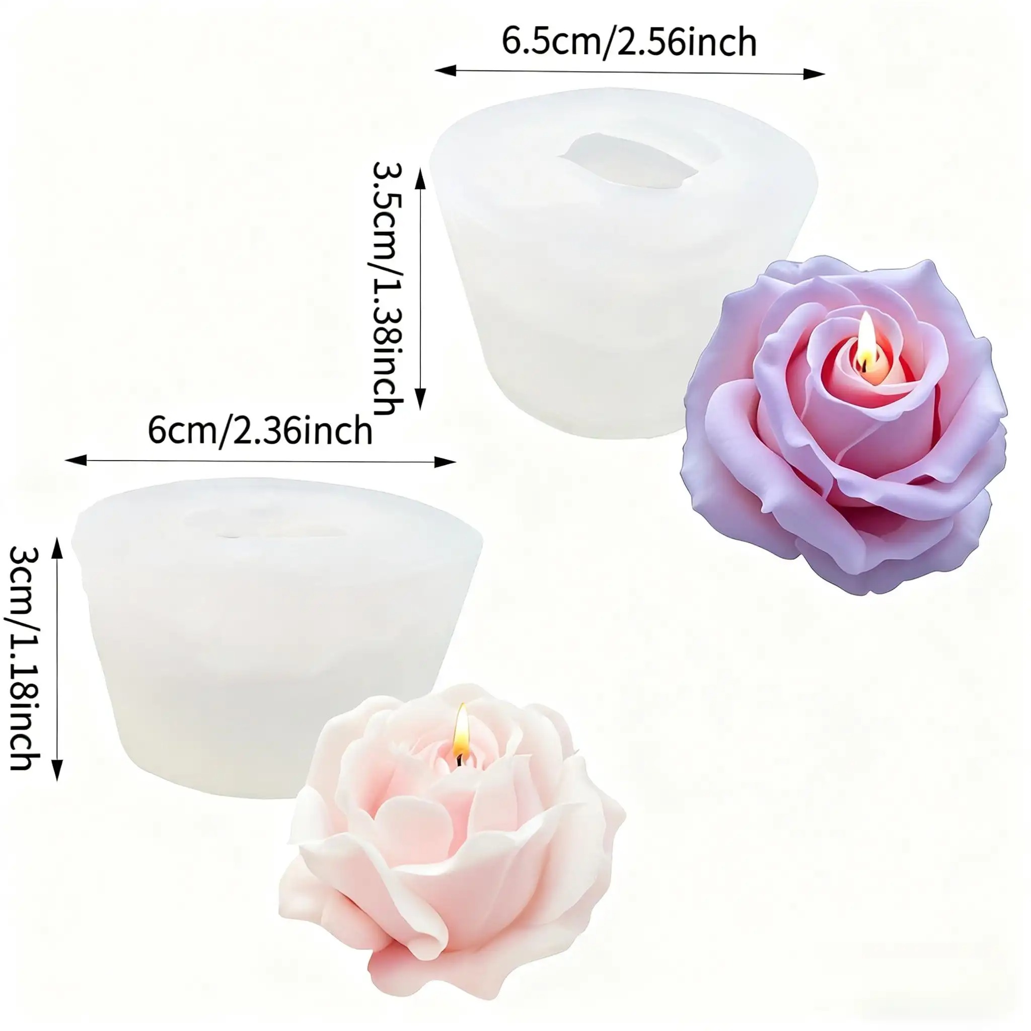 แม่พิมพ์เทียนซิลิโคนรูปดอกกุหล - Candle Making Easy บทวิจารณ์และราคา