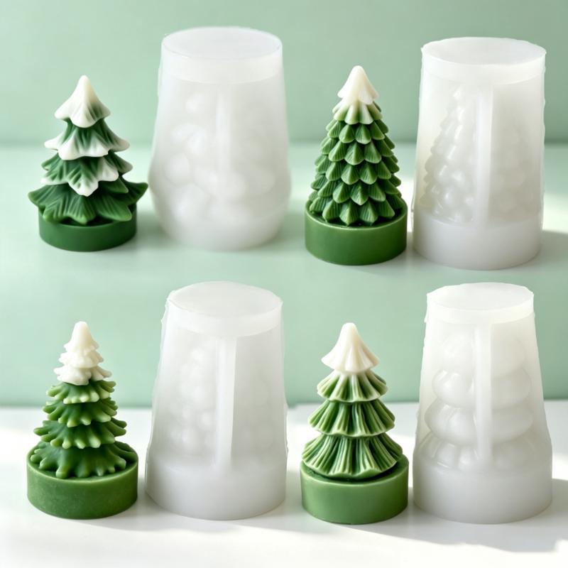 แม่พิมพ์ซิลิโคนต้นคริสต์มาสขนา - Candle Making Diy บทวิจารณ์และราคา