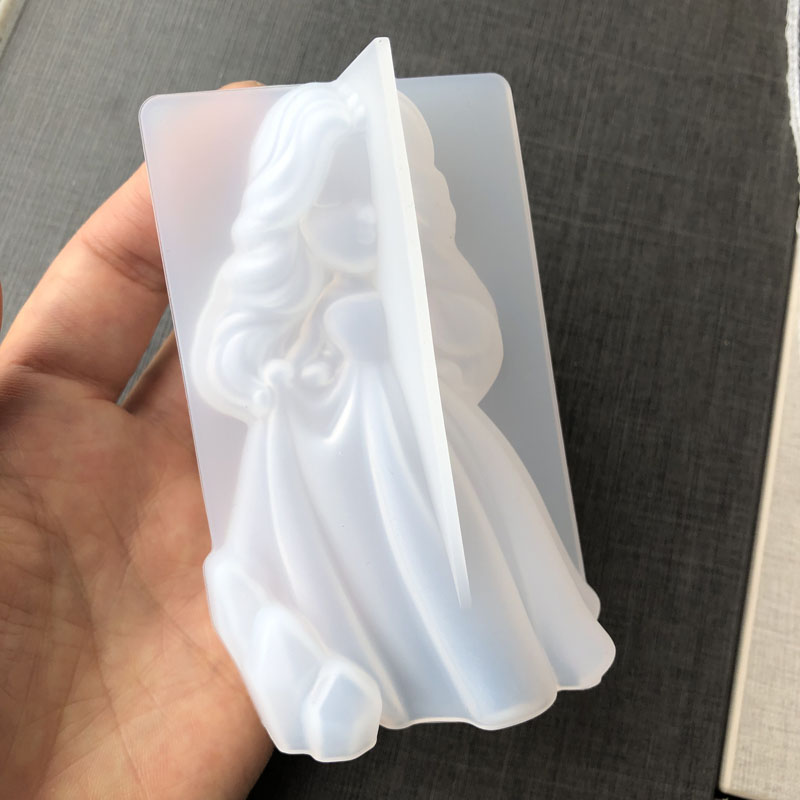 3D น่ารักเจ้าหญิงซิลิโคนเทียนแ - Candle Making Factory บทวิจารณ์และราคา