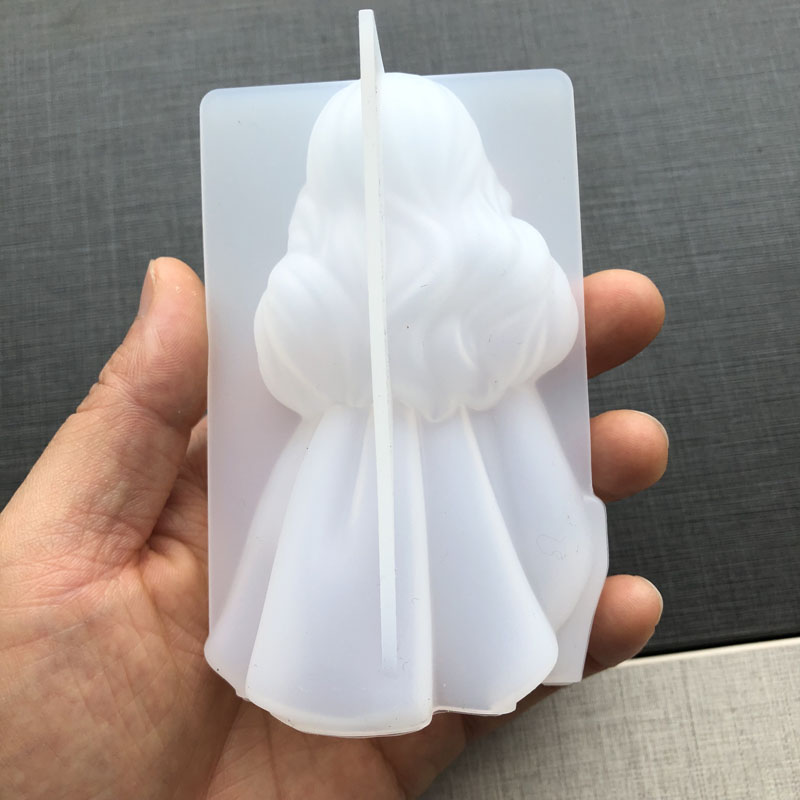 3D น่ารักเจ้าหญิงซิลิโคนเทียนแ - Candle Making Factory บทวิจารณ์และราคา