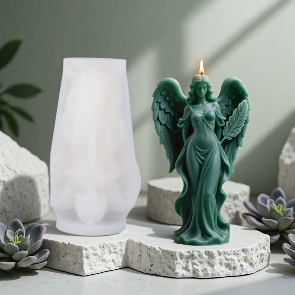 ปีกเทพธิดาเทียนหอมซิลิโคนแม่พิ - Candle Making Easy บทวิจารณ์และราคา