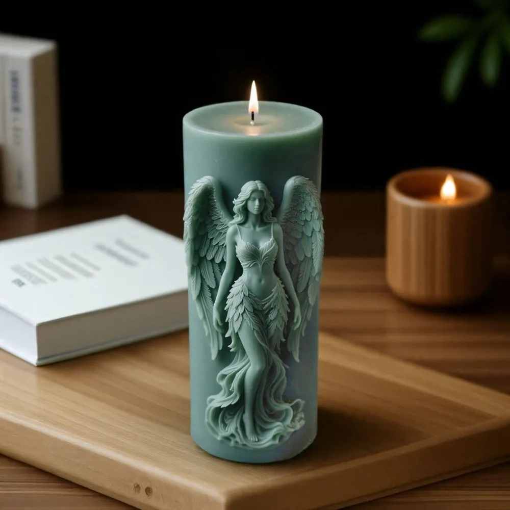 ปีกเทพธิดาเทียนหอมซิลิโคนแม่พิ - Candle Making Easy บทวิจารณ์และราคา