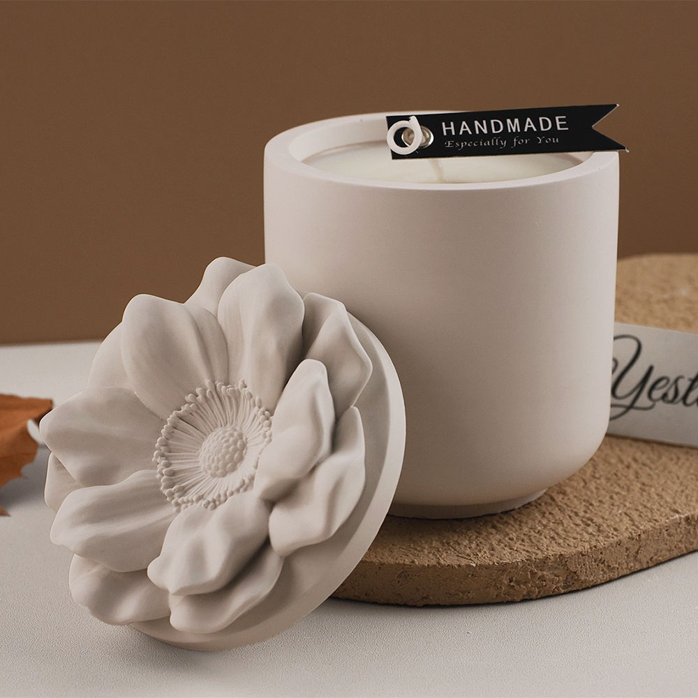 Sunflower กล่องเก็บแม่พิมพ์ซิล - Candle Making Jars With Lids บทวิจารณ์และราคา