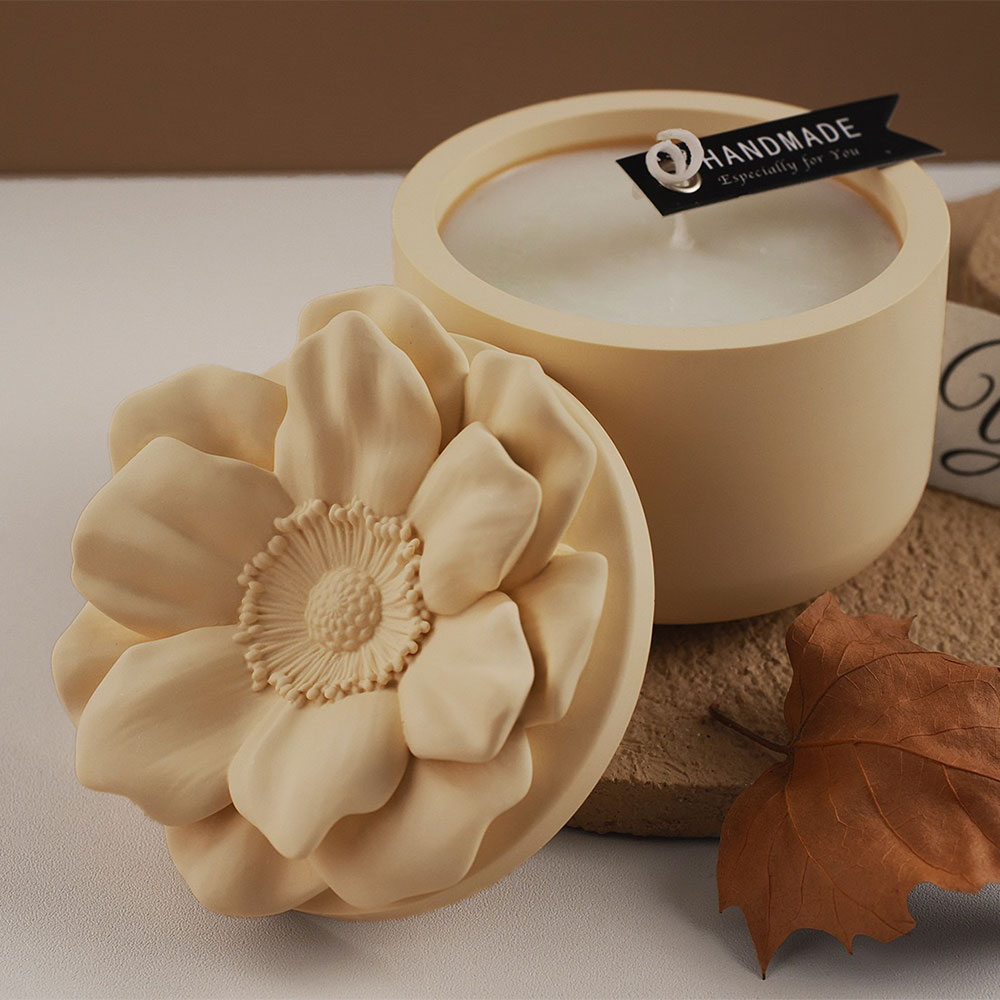 Sunflower กล่องเก็บแม่พิมพ์ซิล - Candle Making Jars With Lids บทวิจารณ์และราคา