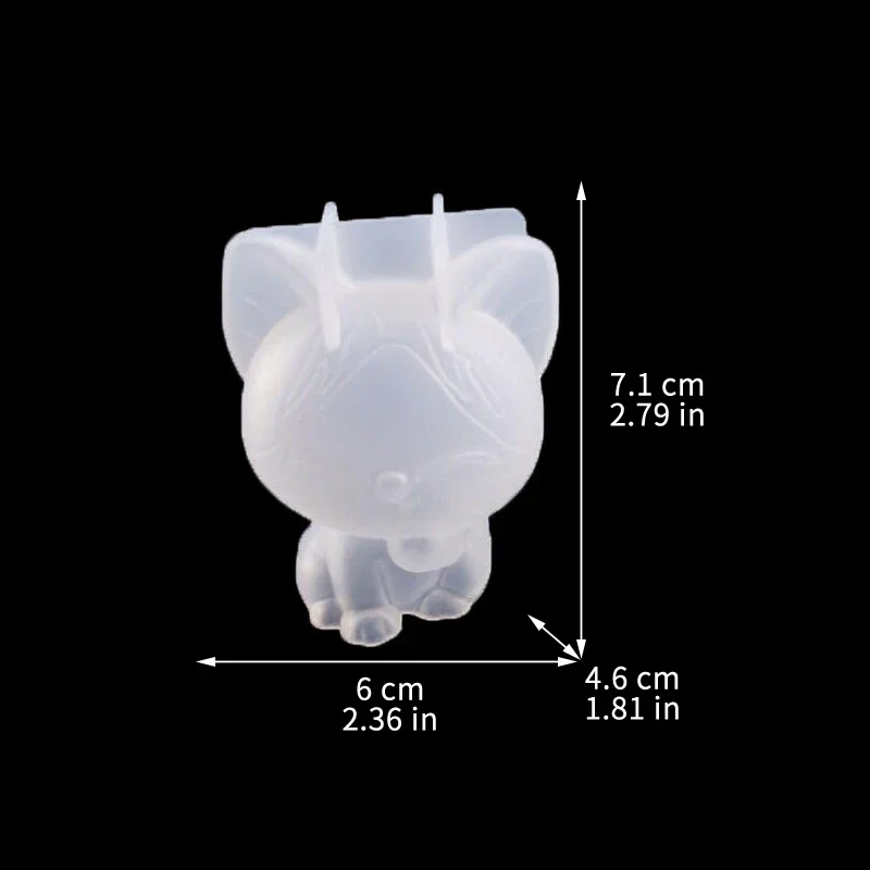 3D เรขาคณิตซิลิโคนยูนิคอร์นแมว - Candle Making Factory บทวิจารณ์และราคา