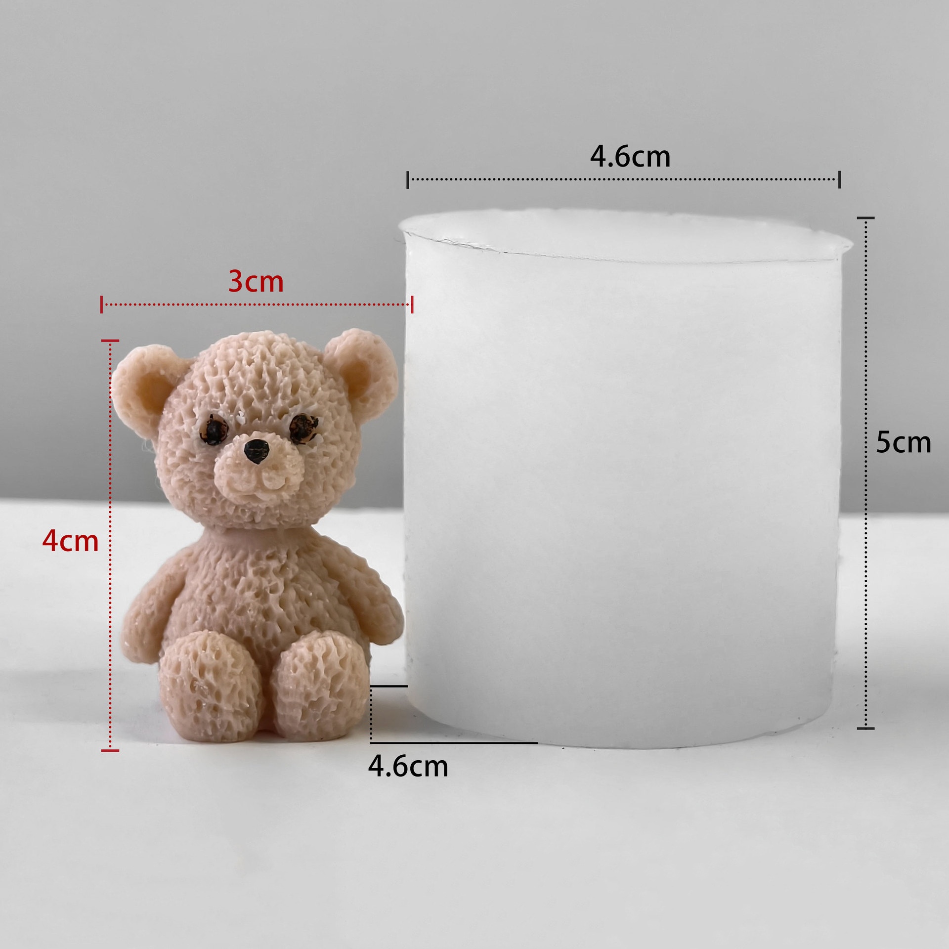 แม่พิมพ์สบู่รูปหมีขนาดเล็ก ทำค - Candle Making Easy บทวิจารณ์และราคา