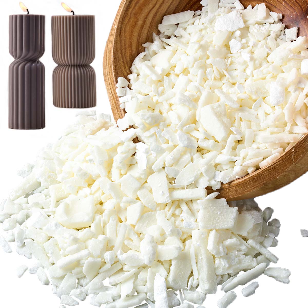 1 ปอนด์ขี้ผึ้งถั่วเหลืองสีขาวบ - Candle Making Factory บทวิจารณ์และราคา