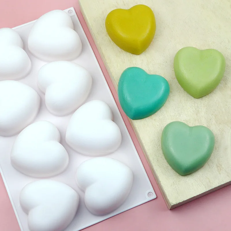 Love Heart ซิลิโคนสบู่แม่พิมพ์ - Candle Making Factory บทวิจารณ์และราคา