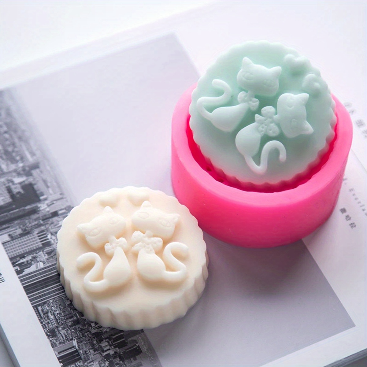 แม่พิมพ์สบู่ซิลิโคนรูปแมว 1 ชิ - Candle Making Easy บทวิจารณ์และราคา