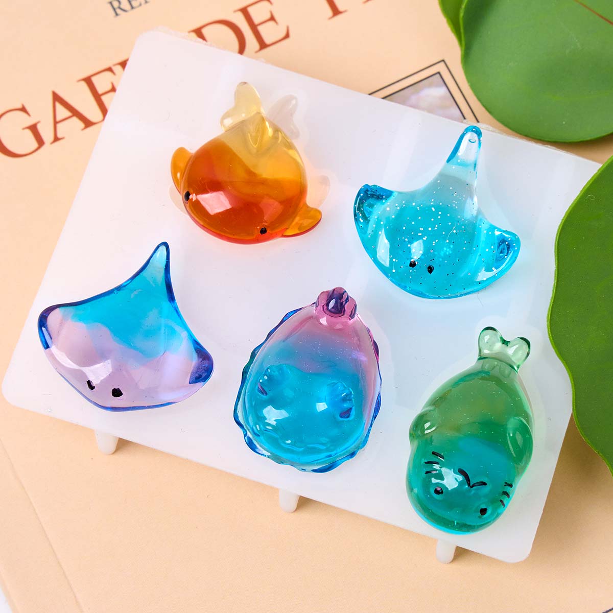 แม่พิมพ์ซิลิโคนรูปปลากระเบน 3  - Candle Making Diy บทวิจารณ์และราคา