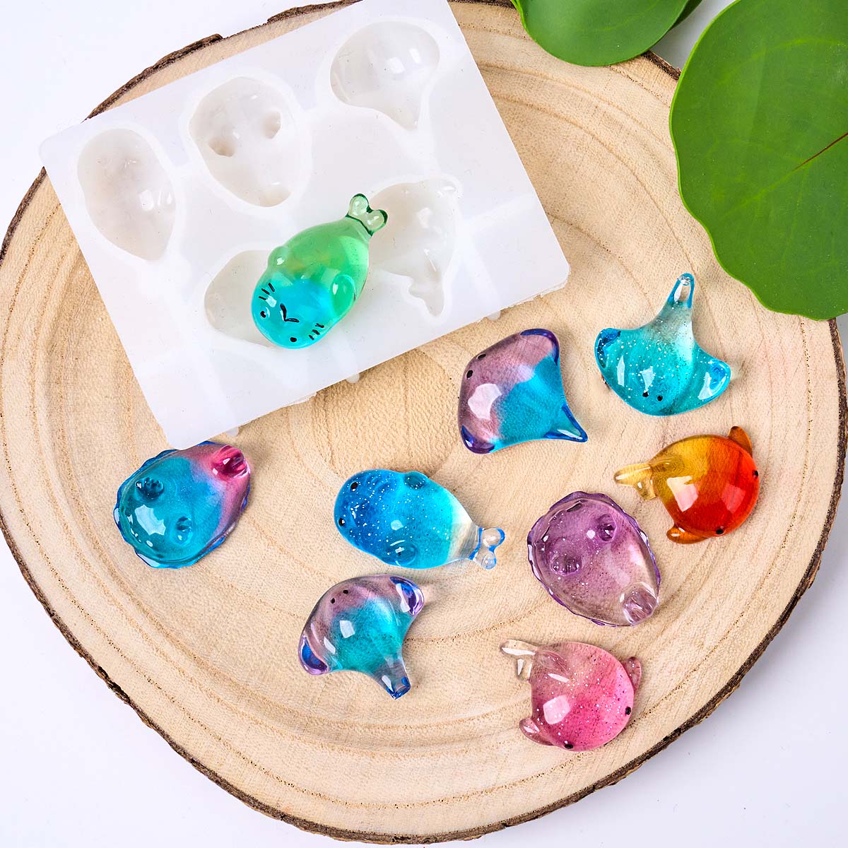 แม่พิมพ์ซิลิโคนรูปปลากระเบน 3  - Candle Making Diy บทวิจารณ์และราคา