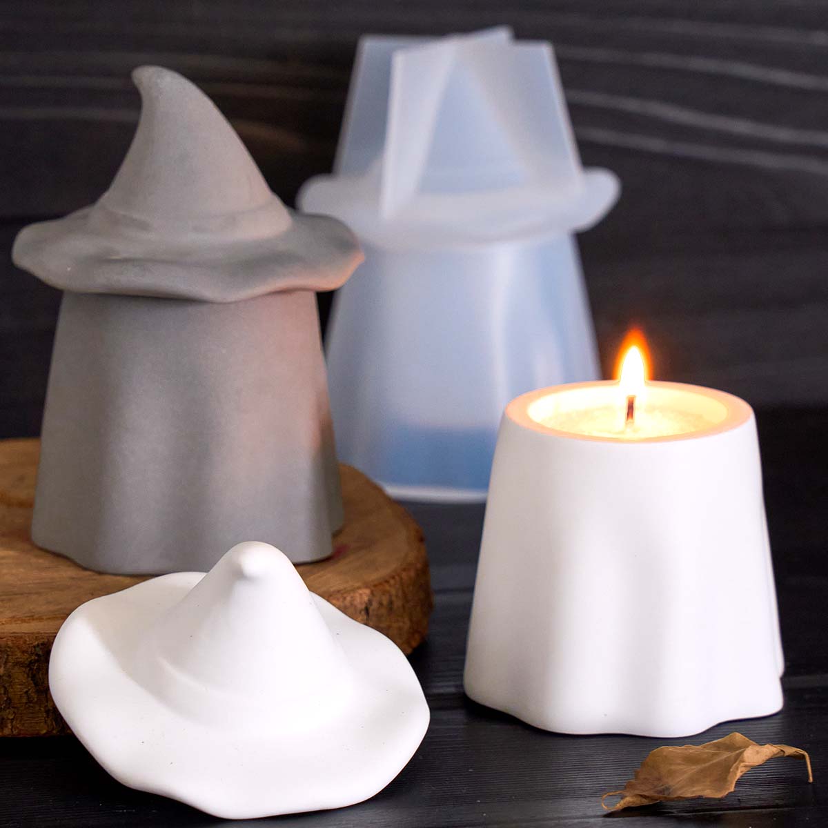 แม่พิมพ์ซิลิโคนรูปทรงเทียนรูปแ - Candle Making Jars With Lids บทวิจารณ์และราคา