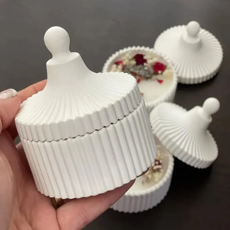 แม่พิมพ์ซิลิโคนสำหรับทำเทียน 2 - Candle Making Jars With Lids บทวิจารณ์และราคา