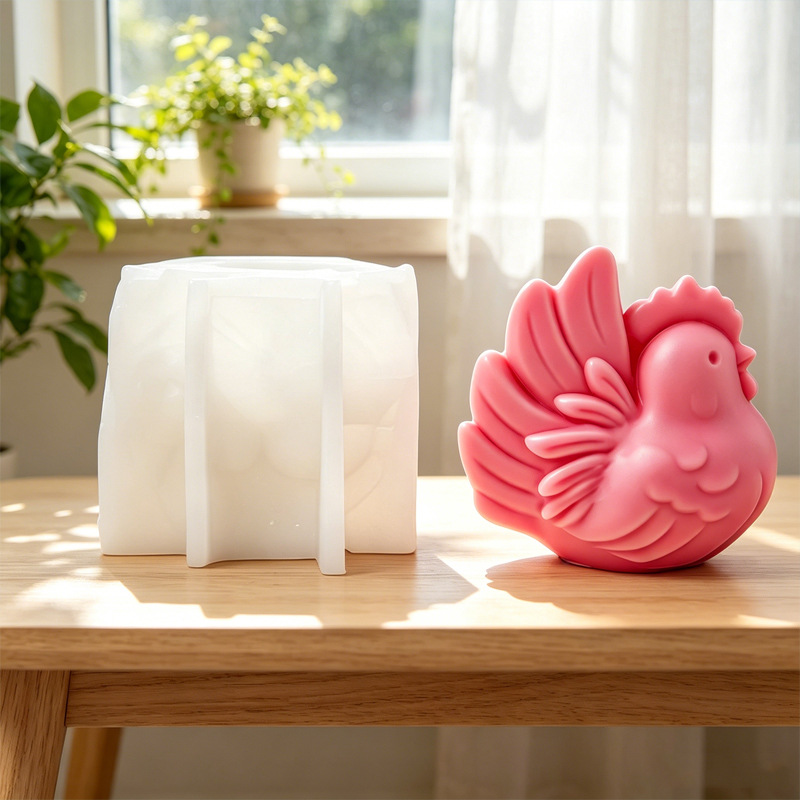 แม่พิมพ์เทียนซิลิโคนรูปไก่การ์ - Candle Making Easy บทวิจารณ์และราคา