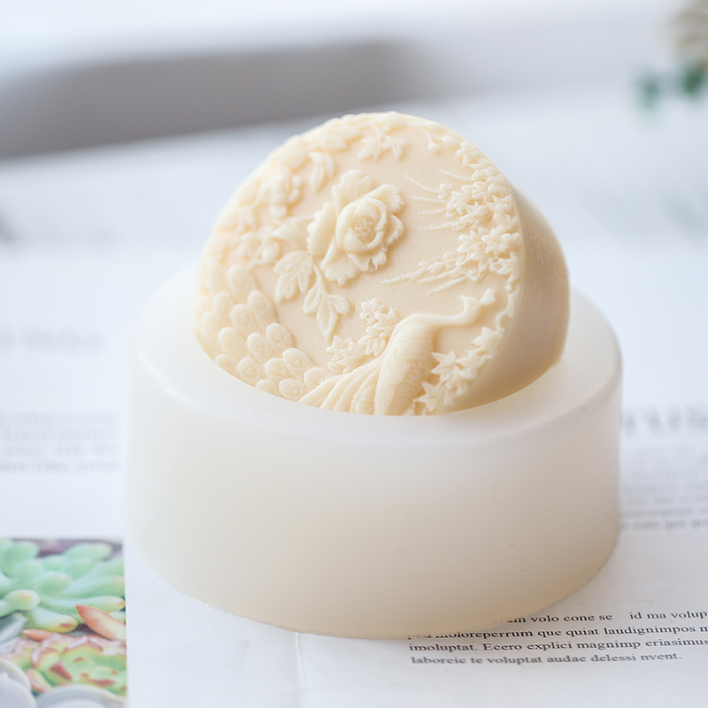 นกยูงดอกไม้รูปแบบซิลิโคนสบู่แม - Candle Making Factory บทวิจารณ์และราคา